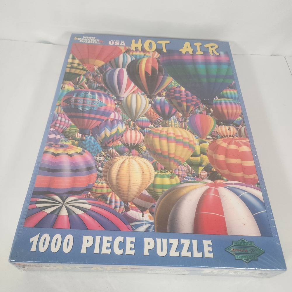 White Mountain HOT AIR 1000 Piece Jigsaw Puzzle #24819 Royce McClure NEW Sealed